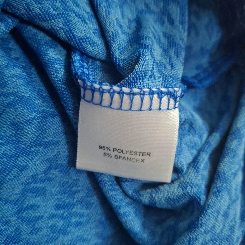 Peter Millar Summer Comfort Polo Shirt Mens Large Blue Galloway Golf Performance